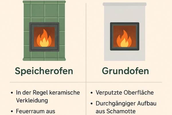 Speicherofen vs. Grundofen - Übersicht