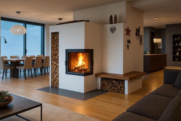 Grundofen mit Holzlager – zeitlos und funktional