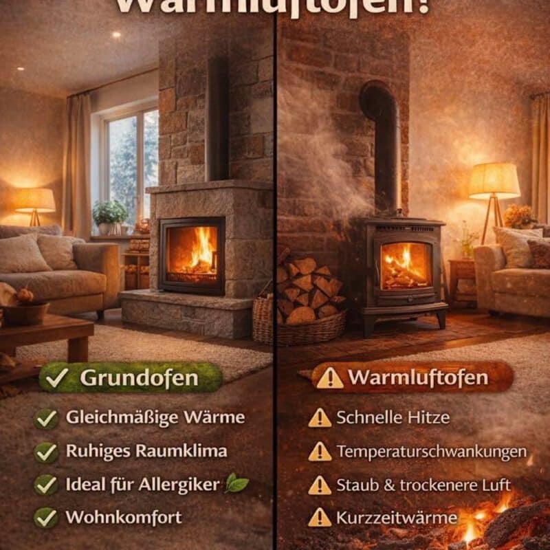 Grundofen oder Warmluftofen?